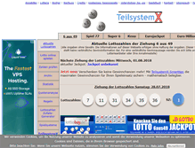 Tablet Screenshot of lottostar.web2galaxy.de